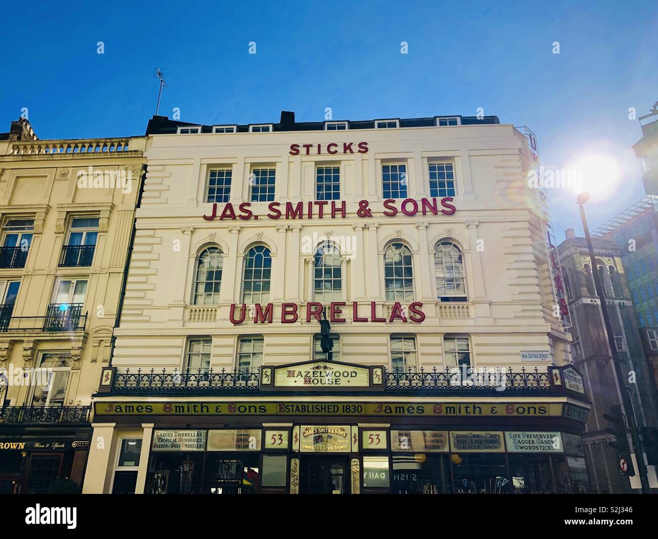 James smith umbrellas London Stock Photo Alamy