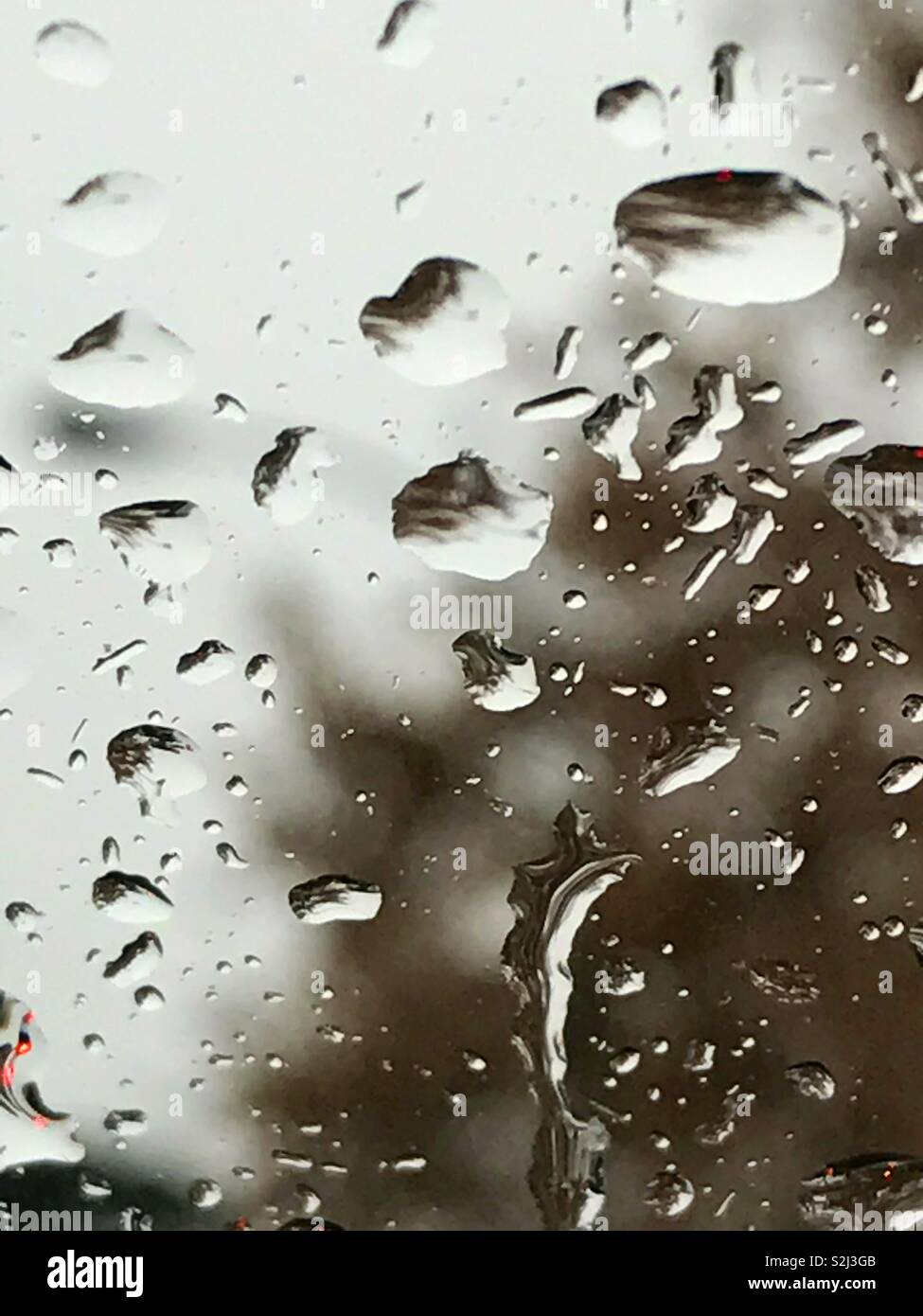 Wet glass - Smartphone Captured Stock Image