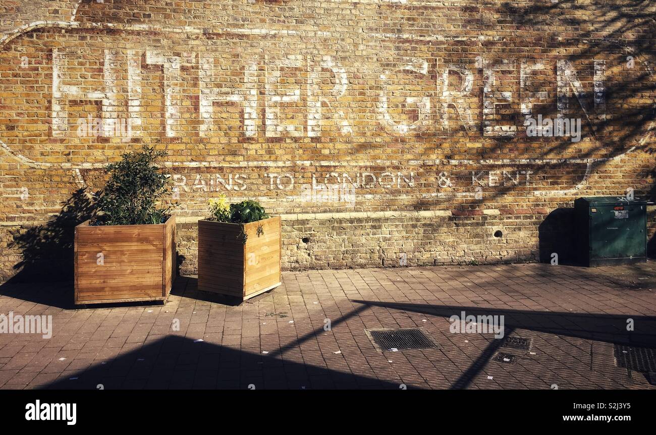 Hither Green Station in Lewisham London, England - Smartphone Captured Stock Image