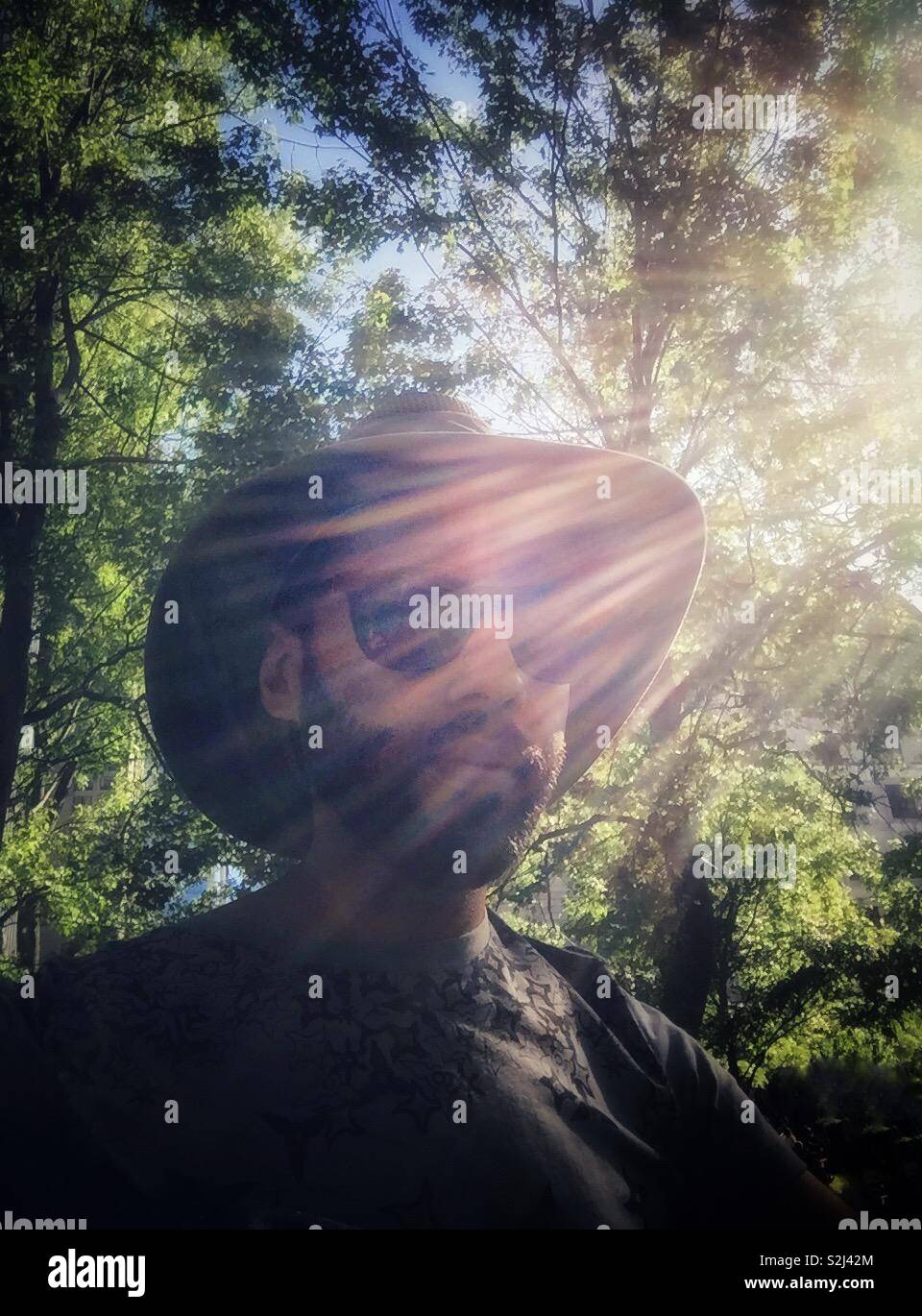 Hiking - Smartphone Captured Stock Image