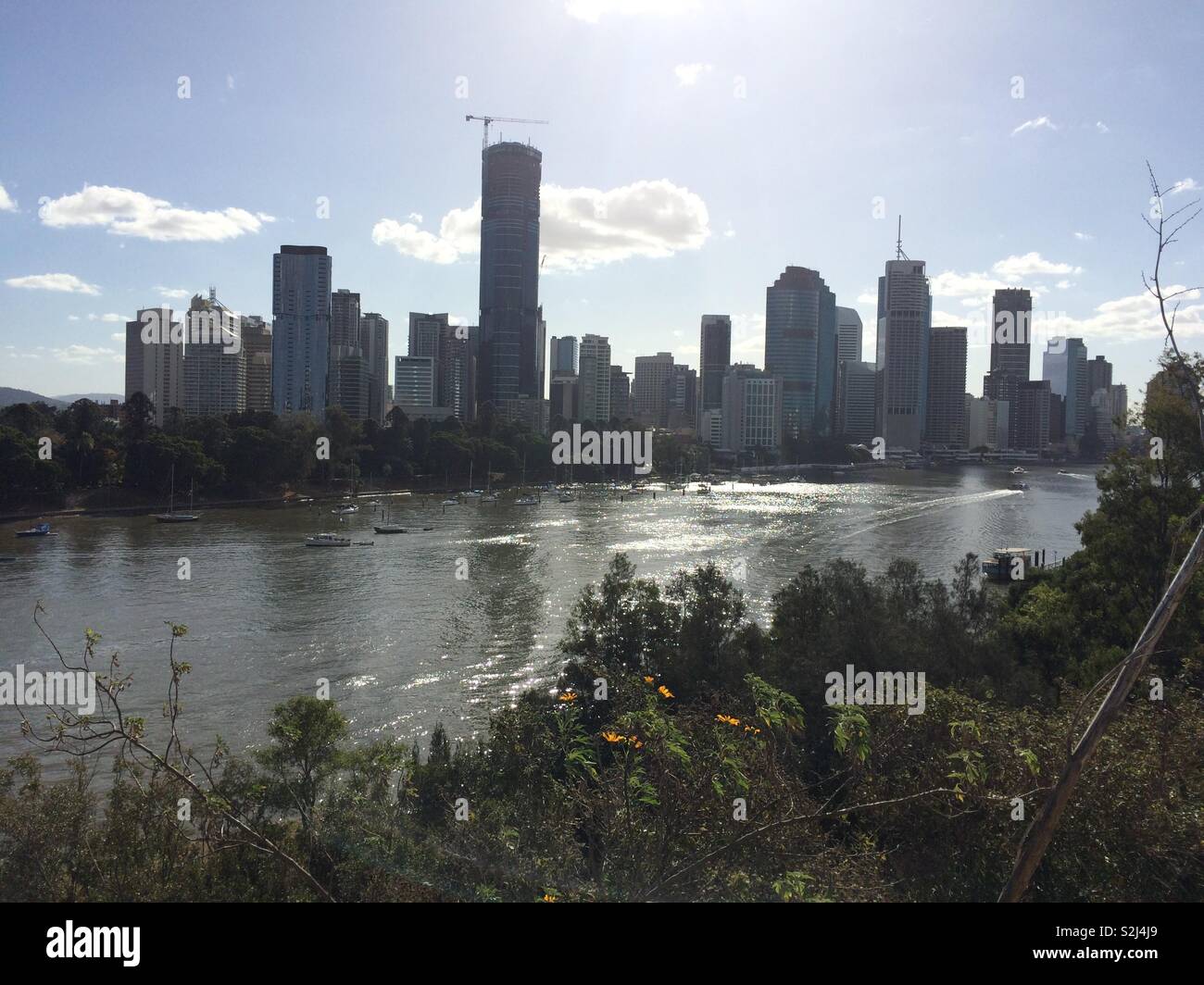 Brisbane skyline Stock Photo