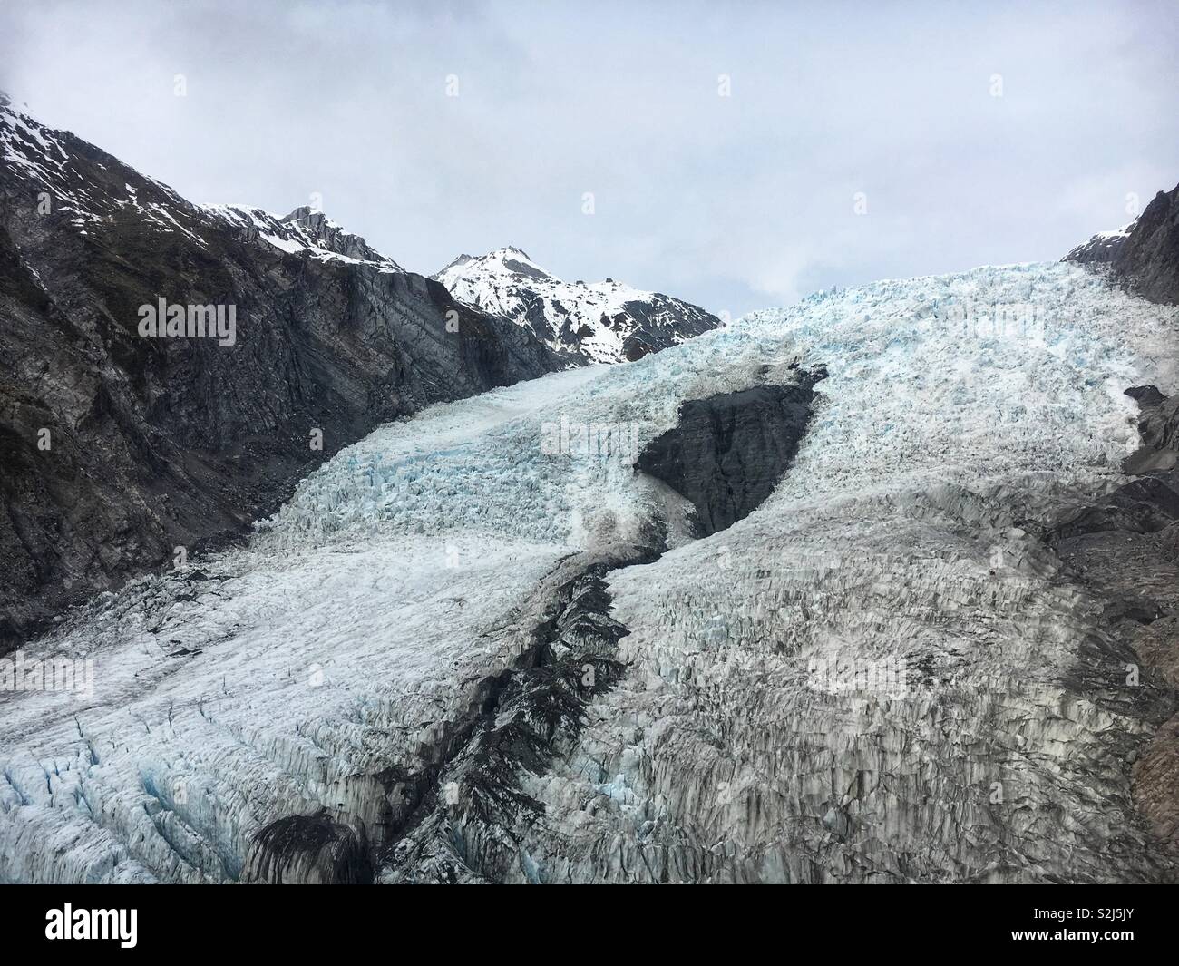 Franz Josef glacier- New Zealand Stock Photo