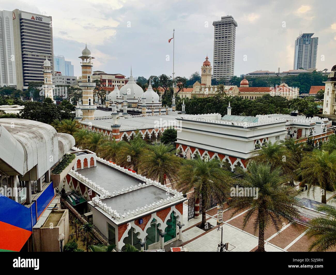 Masjid Jamek Kuala Lumpur Stock Photo