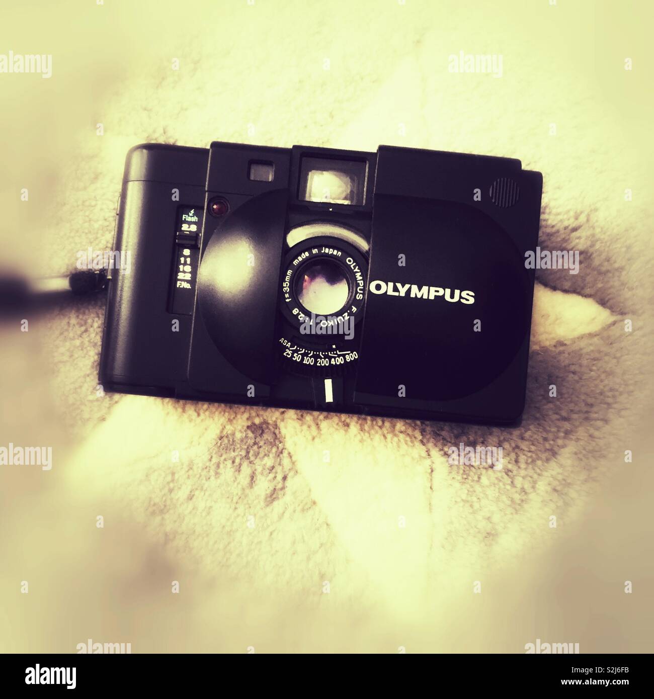 Olympus XA rangefinder film camera Stock Photo Alamy