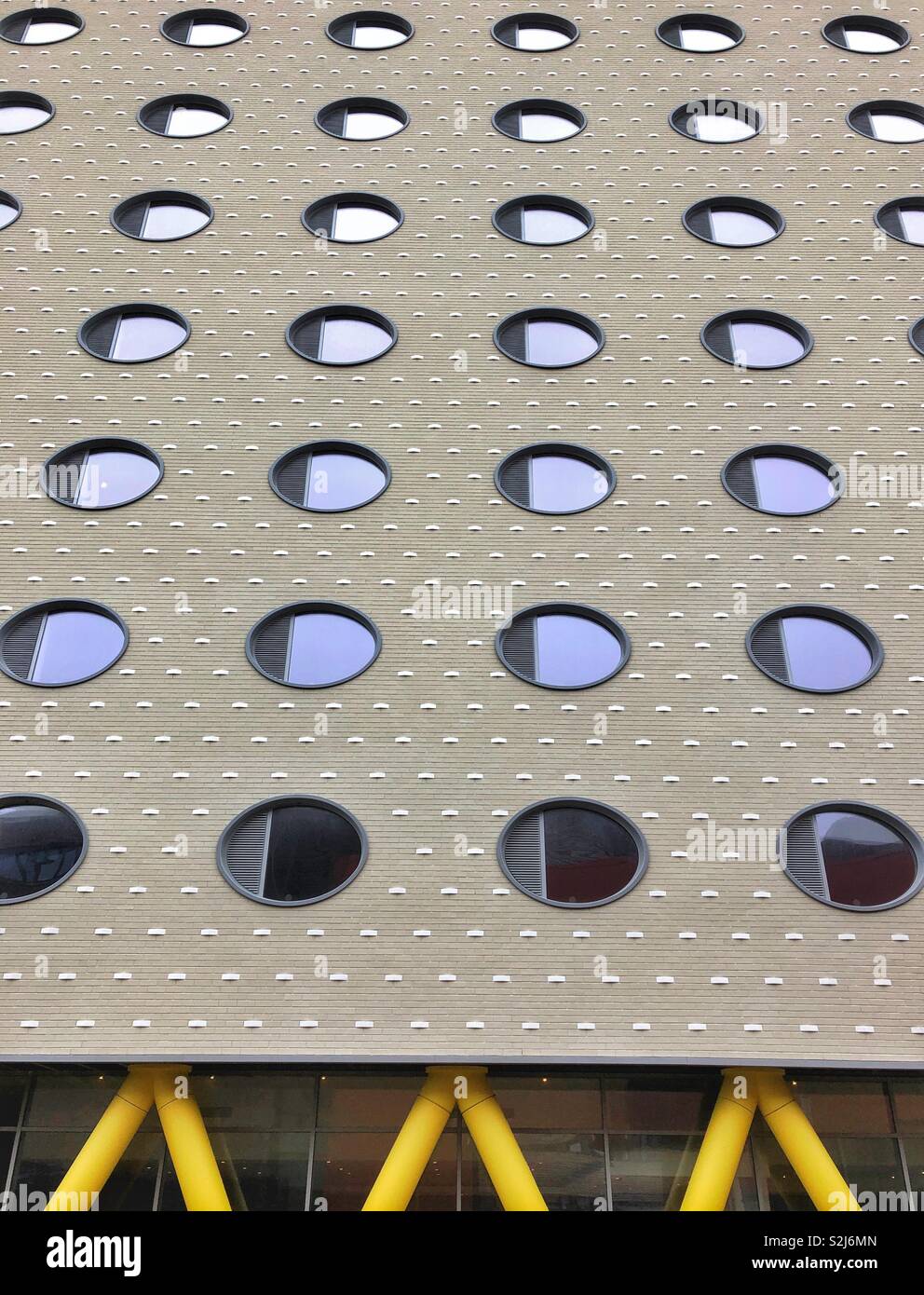 Premier Inn building, Cardiff Bay, South Wales. - Smartphone Captured Stock Image