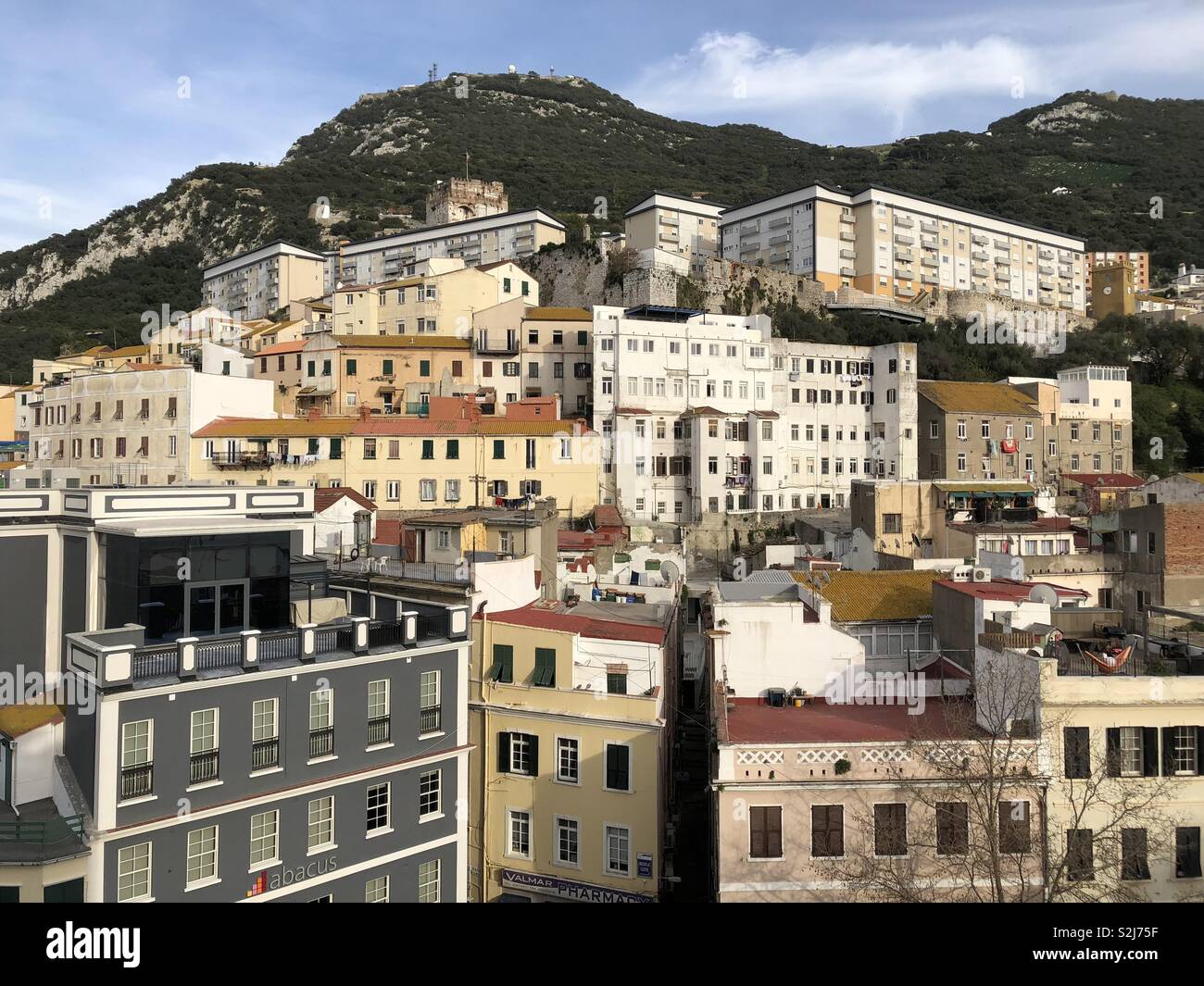 Gibraltar old town - Smartphone Captured Stock Image