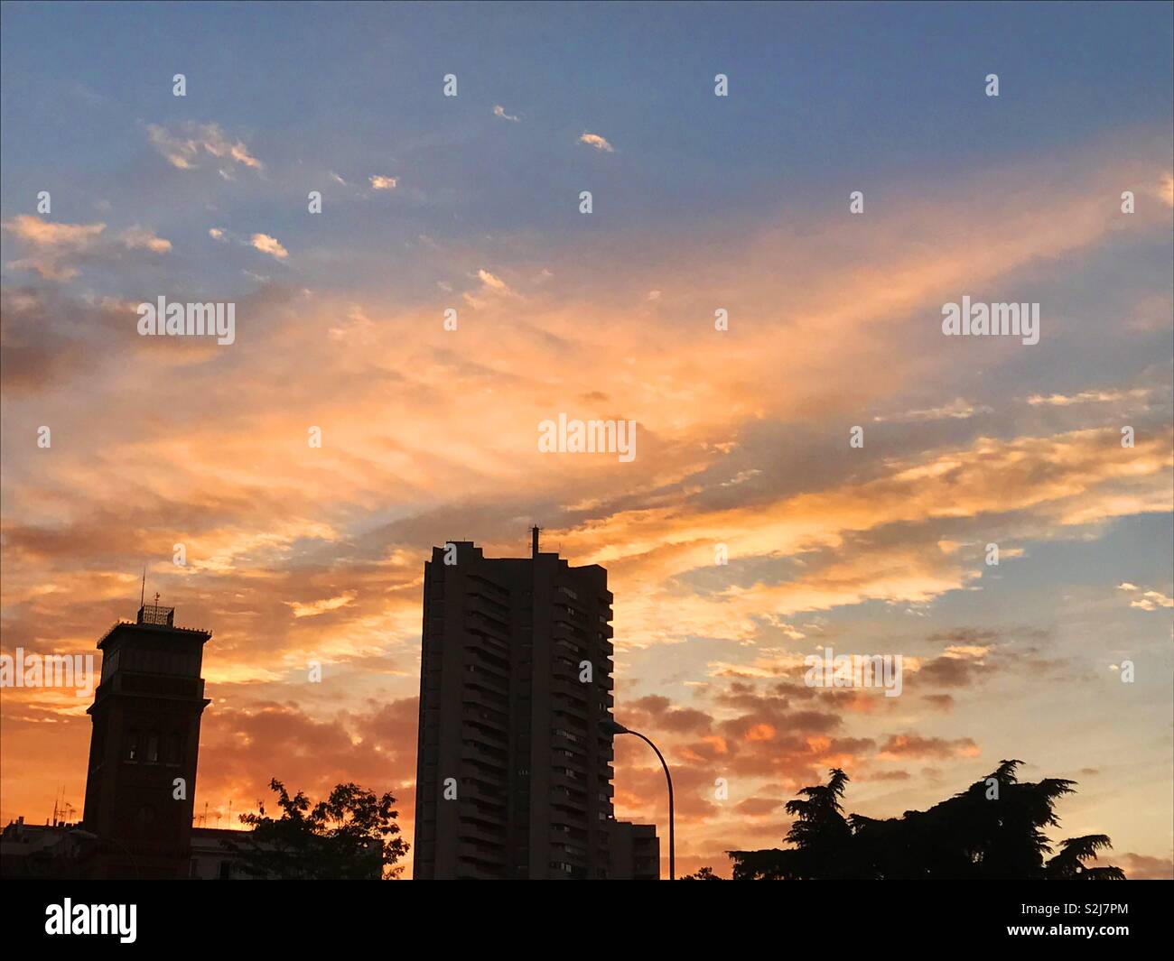 Dawn sky - Smartphone Captured Stock Image