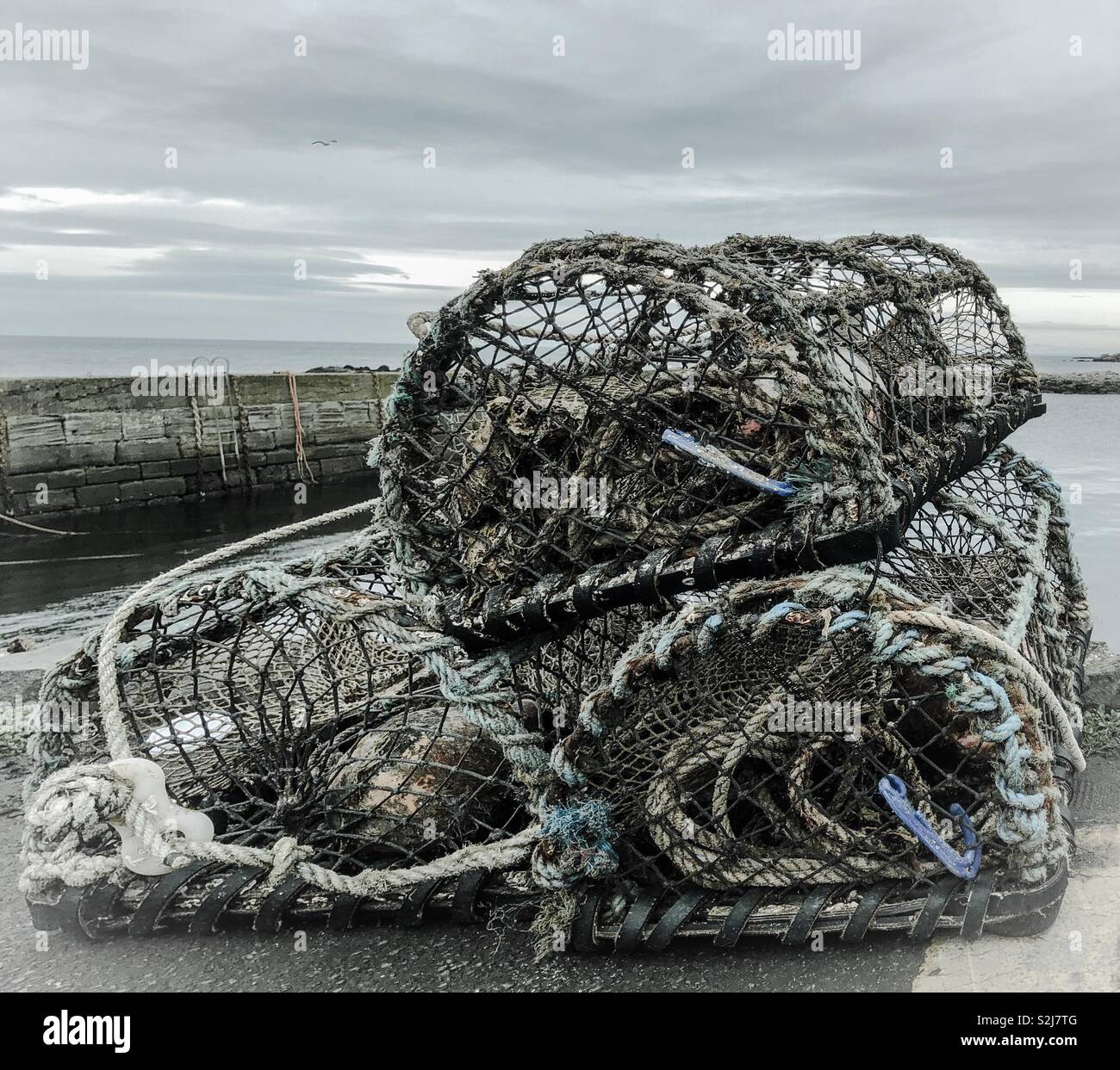 Lobster pots Stock Photo Alamy