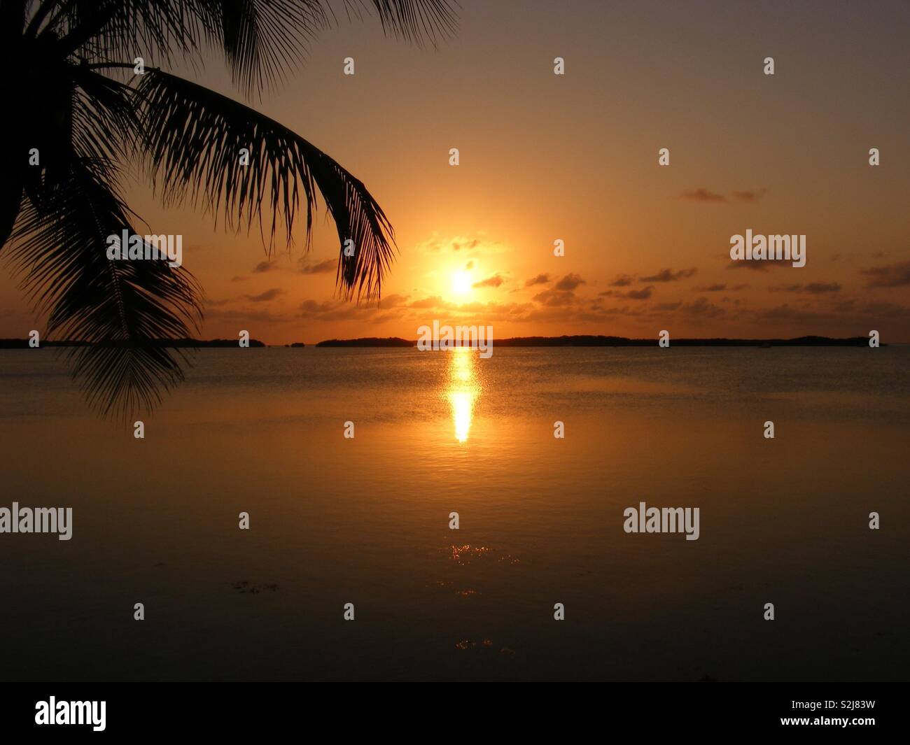 Key Largo Sunset Stock Photo Alamy