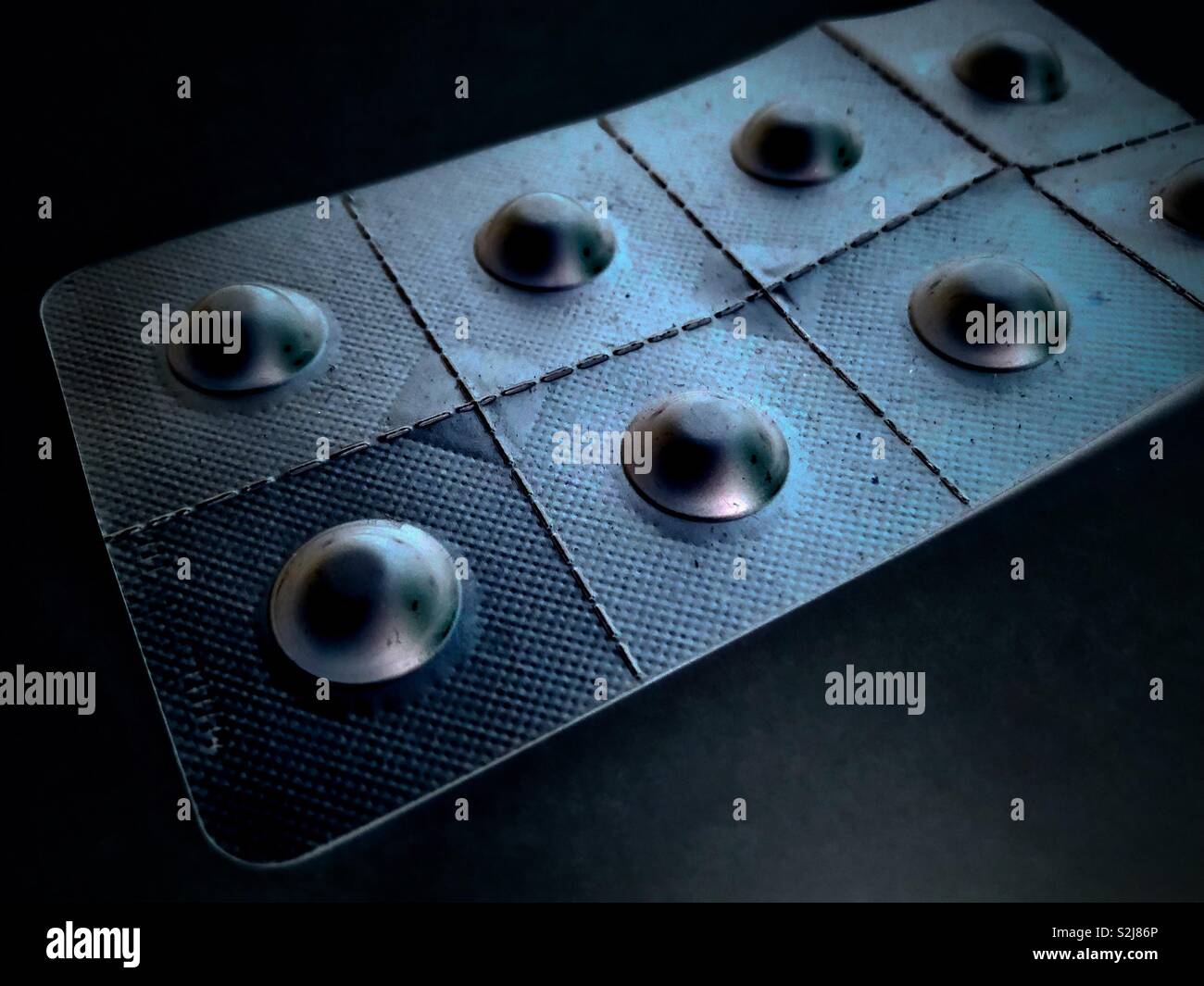 Pill blister pack - Smartphone Captured Stock Image