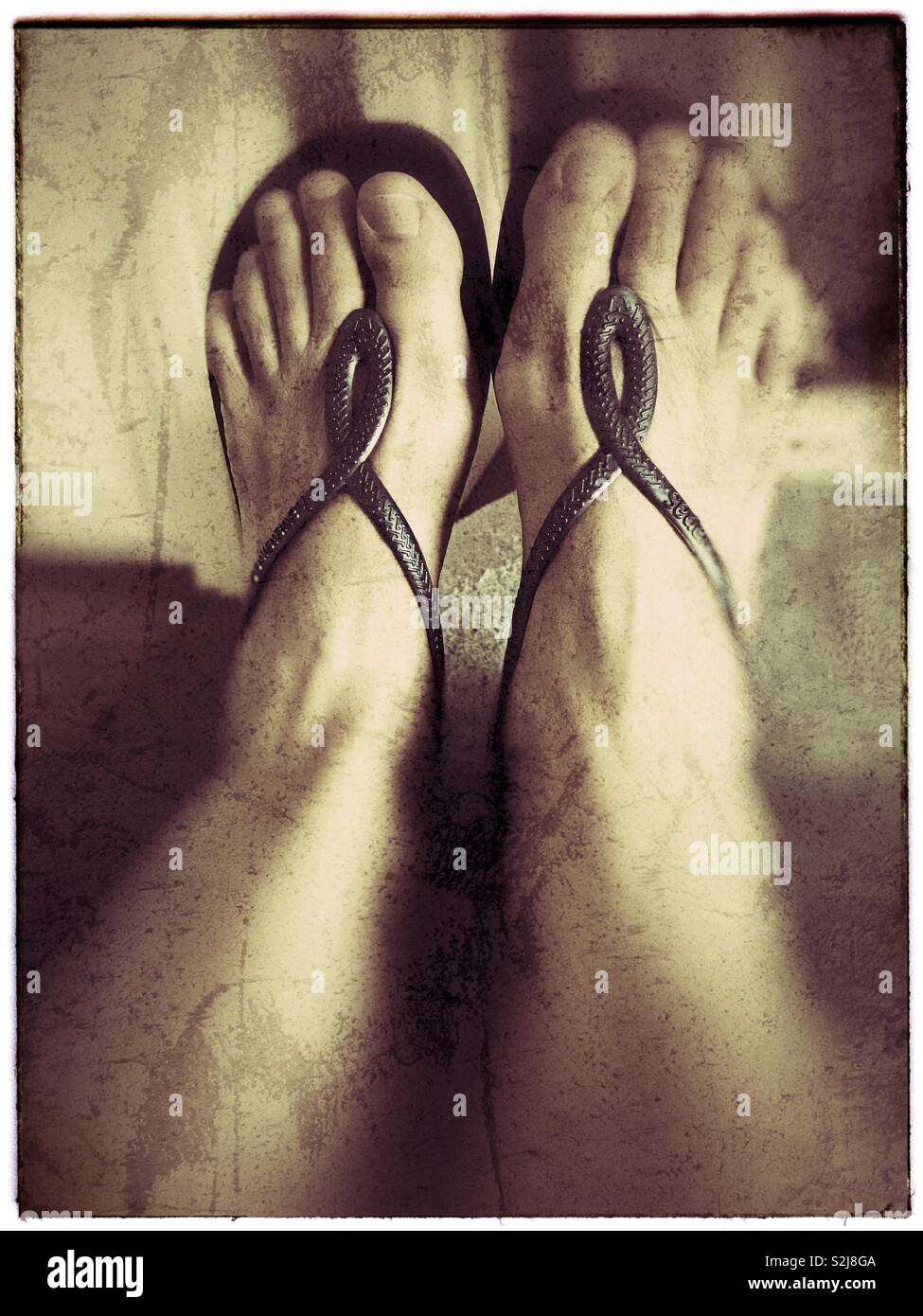 Havaianas sandals. Stock Photo