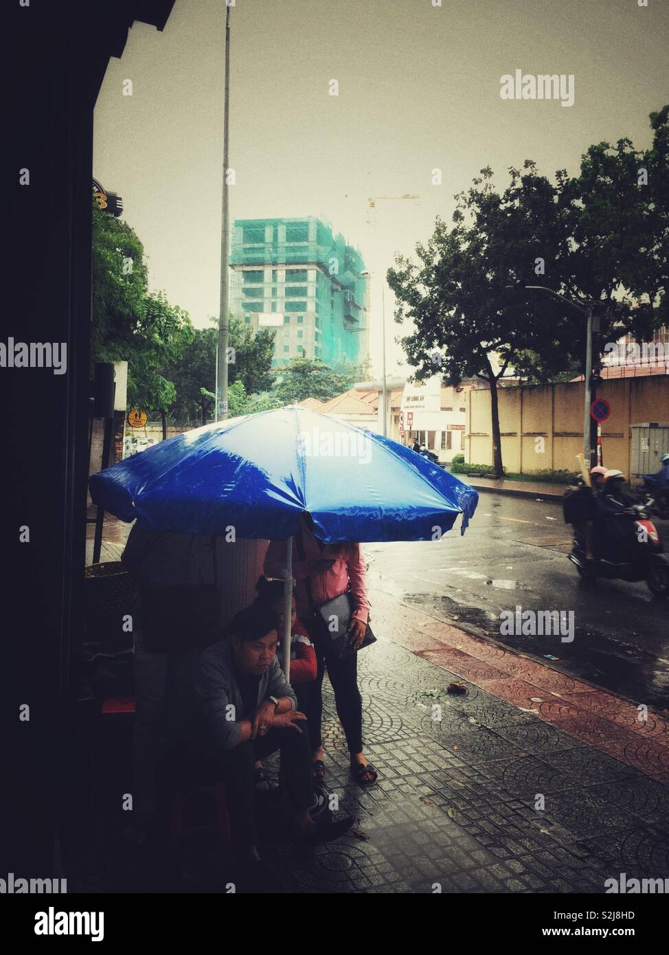 Vietnam saigon rainy day hi-res stock photography and images - Alamy