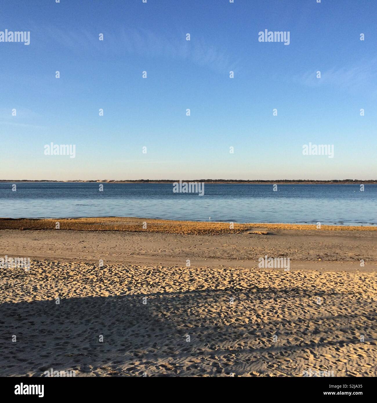 Beach, Cape Cod, Massachusetts, United States - Smartphone Captured Stock Image