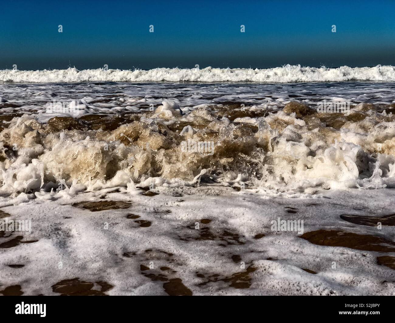 Atlantic Ocean waves, Agadir, Morocco, Africa Stock Photo