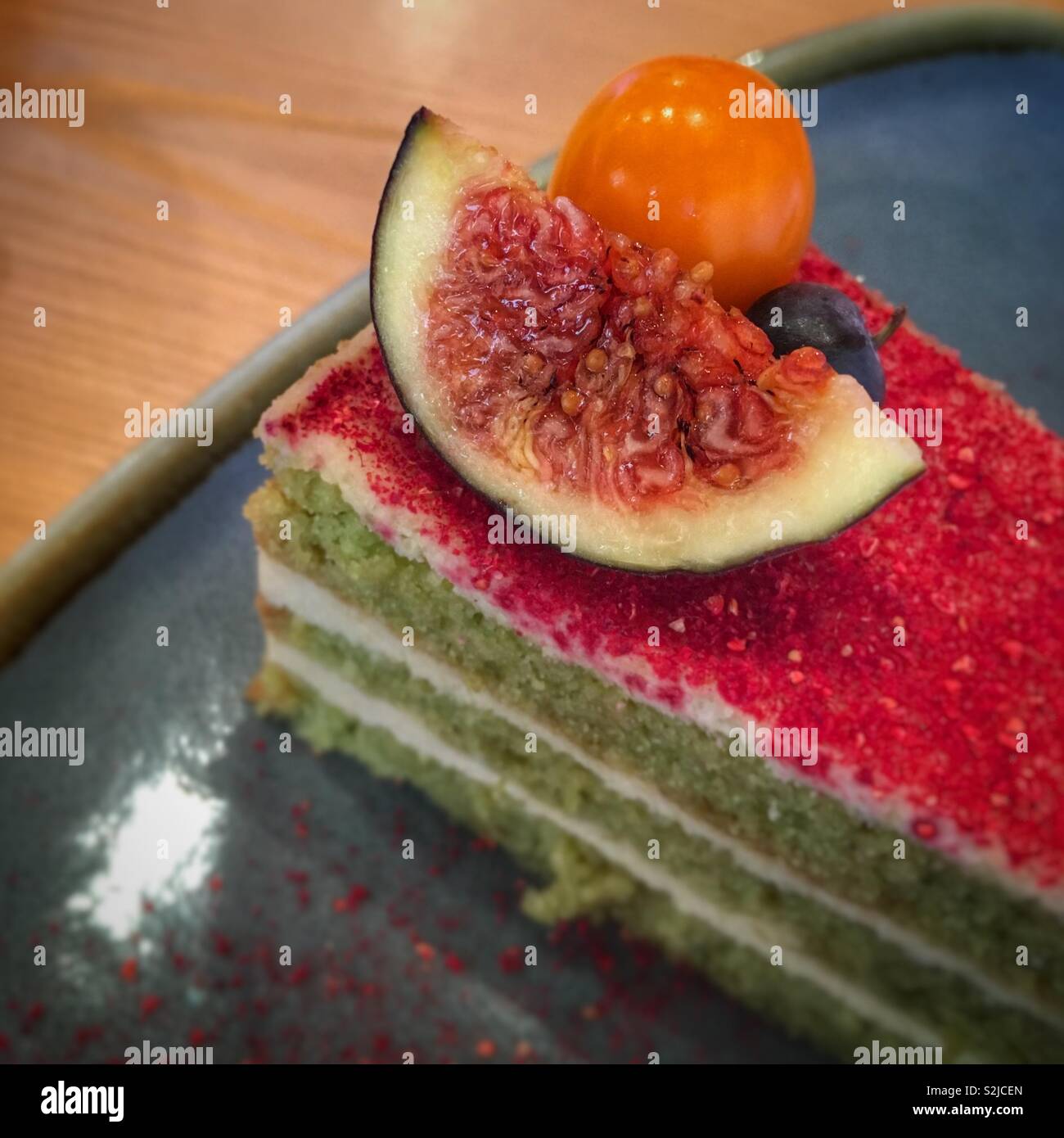 Green tea cake hires stock photography and images Alamy