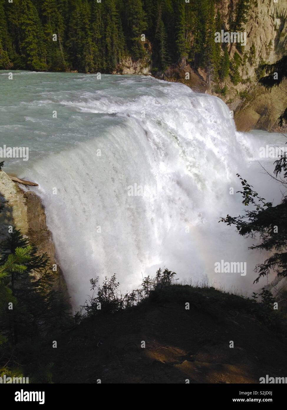 Waterfall in Canada Stock Photo
