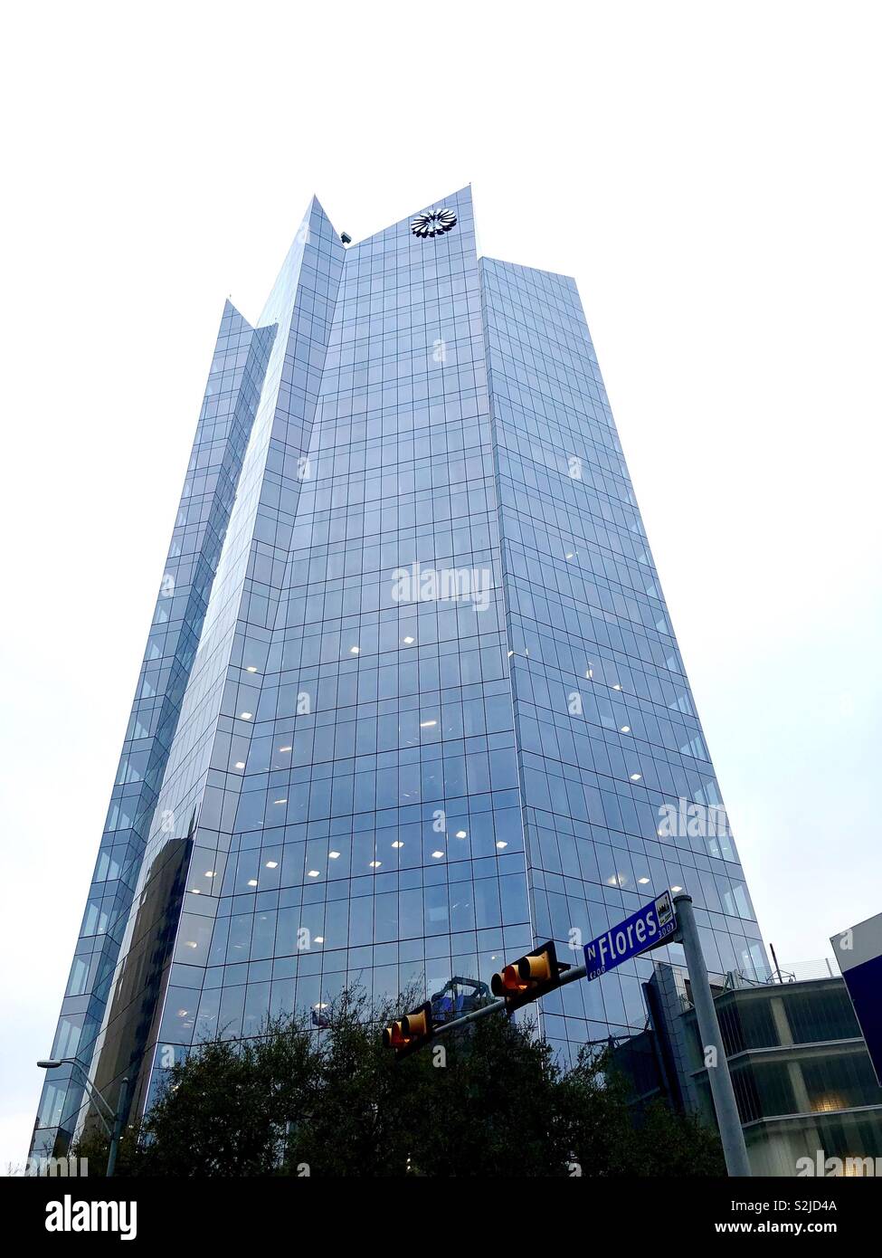 Frost Tower, downtown San Antonio, Texas - Smartphone Captured Stock Image