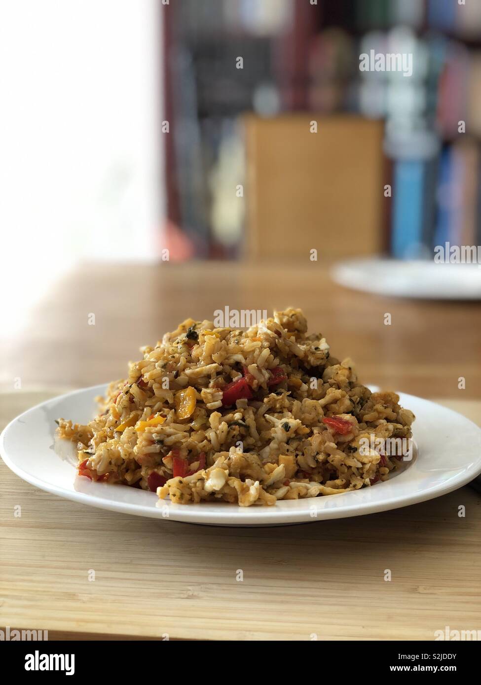 Egg fried rice Stock Photo