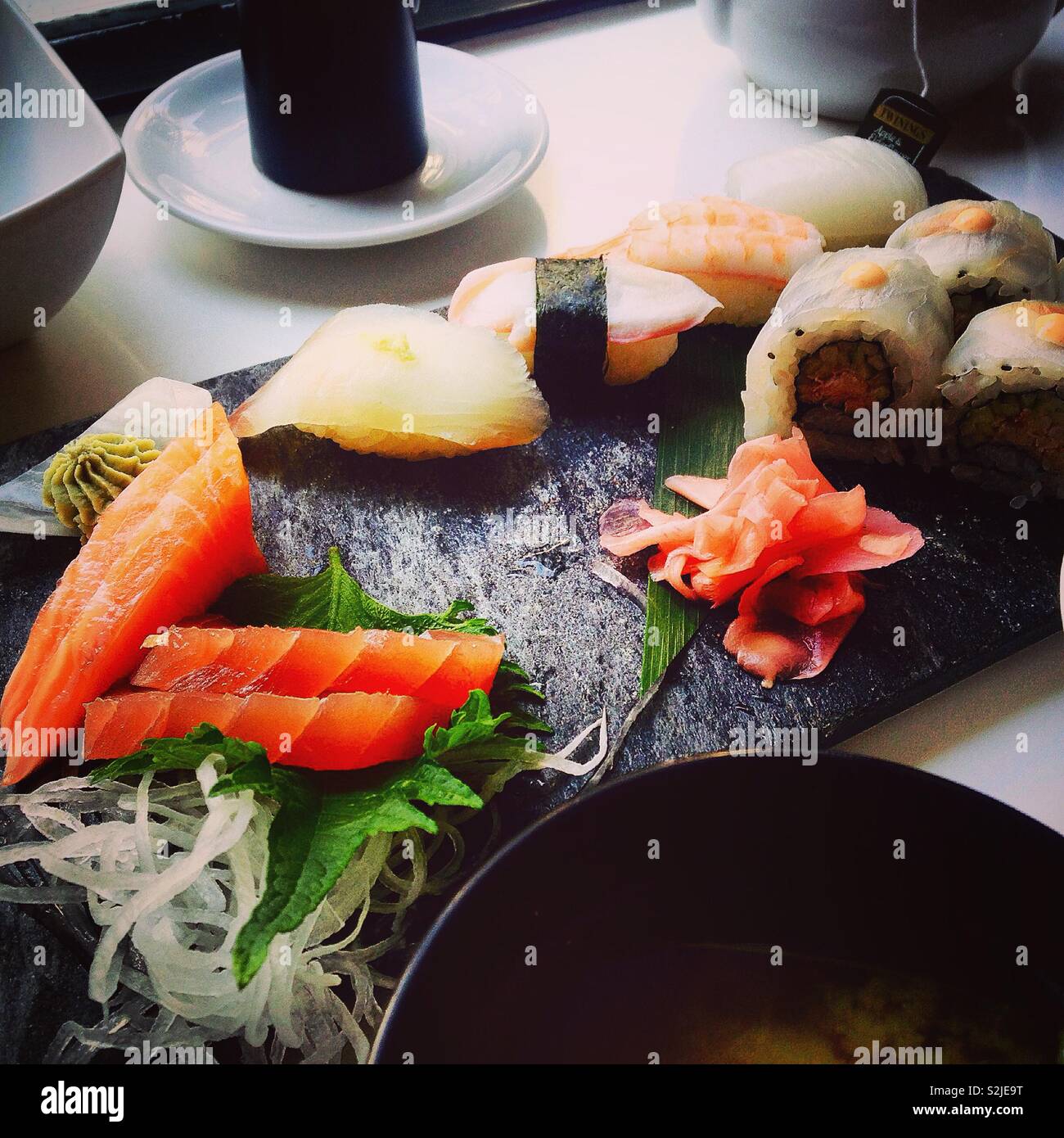 Delicious Japanese Sushi Stock Photo Alamy