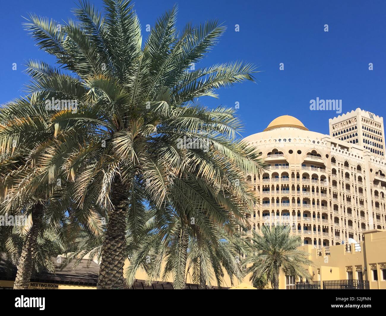 Al Hamra, U.A.E. Waldorf Astoria Hotel - Smartphone Captured Stock Image