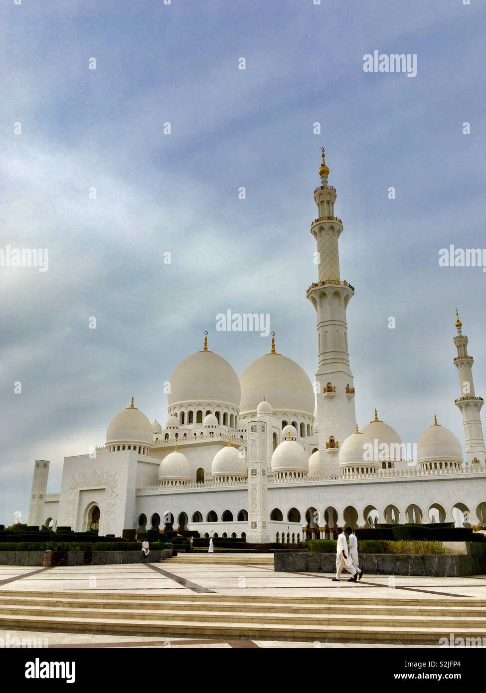Sheikh Zayed Grand Mosque, Abu Dhabi, U.A.E. Stock Photo