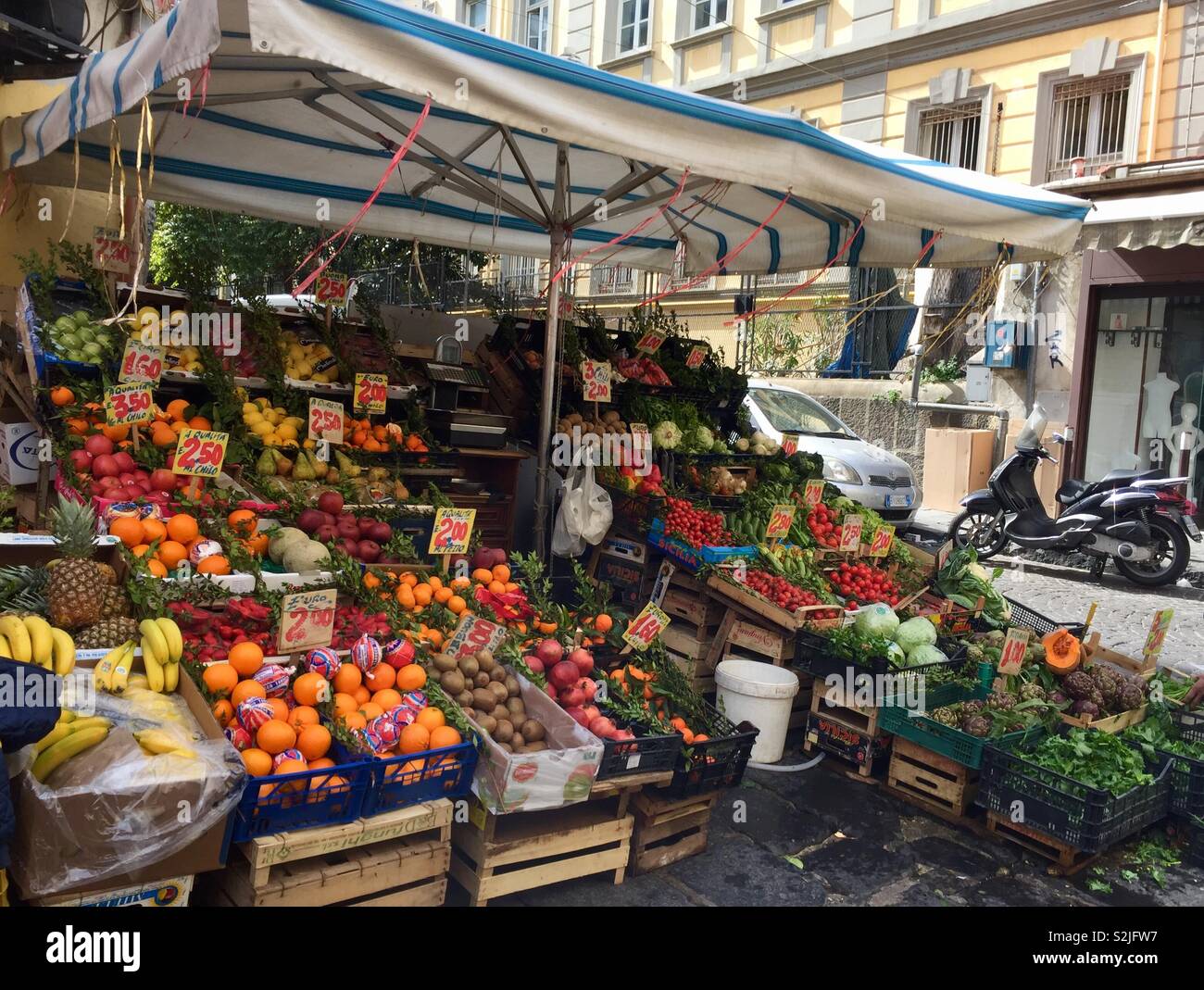 Italian market Stock Photo