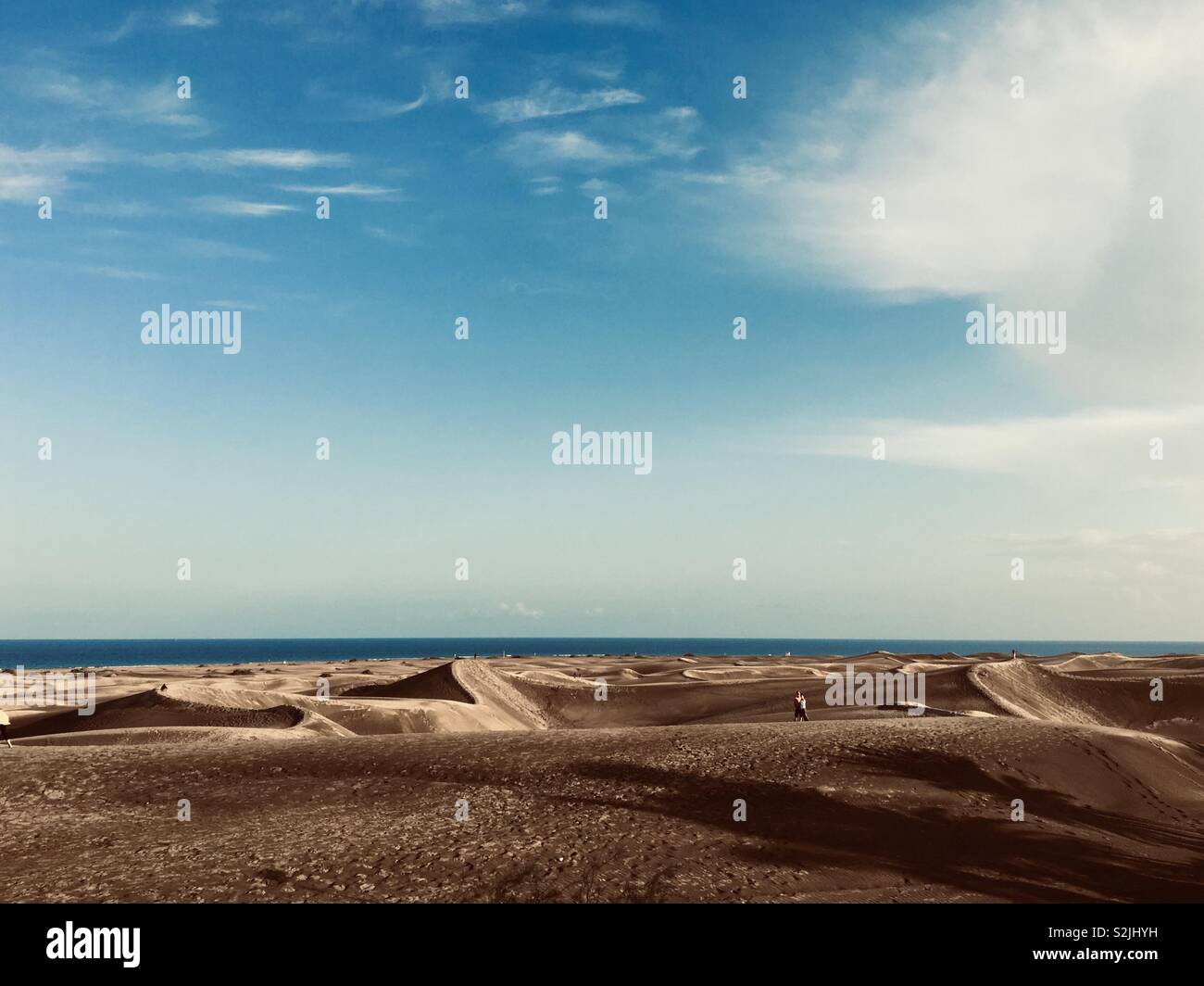 Canary Island’s Dunes Stock Photo