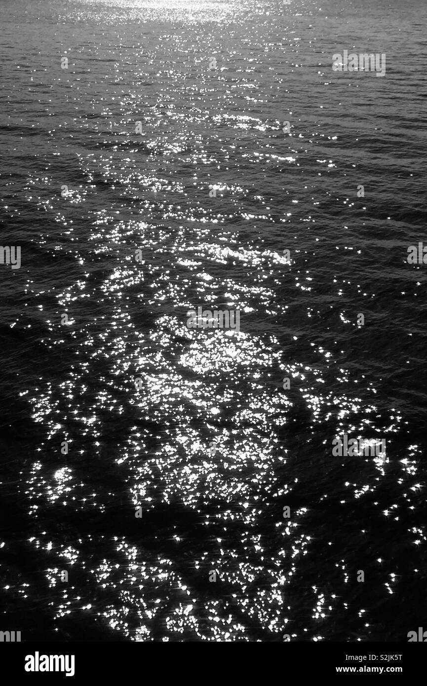 Sun on the sea - Smartphone Captured Stock Image