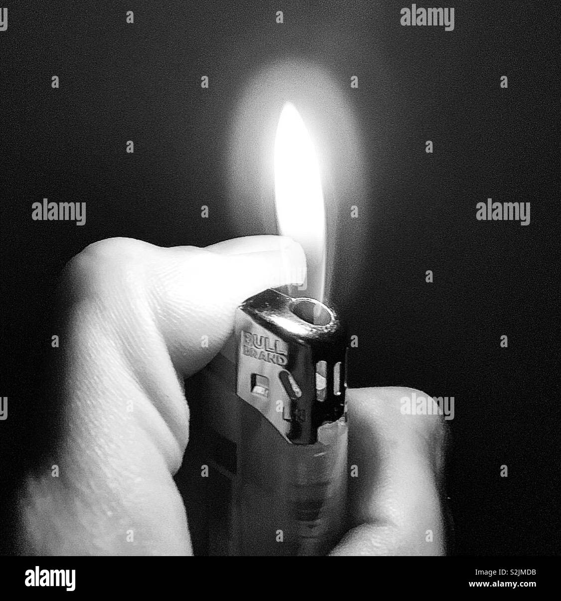 Light up a dark room Stock Photo