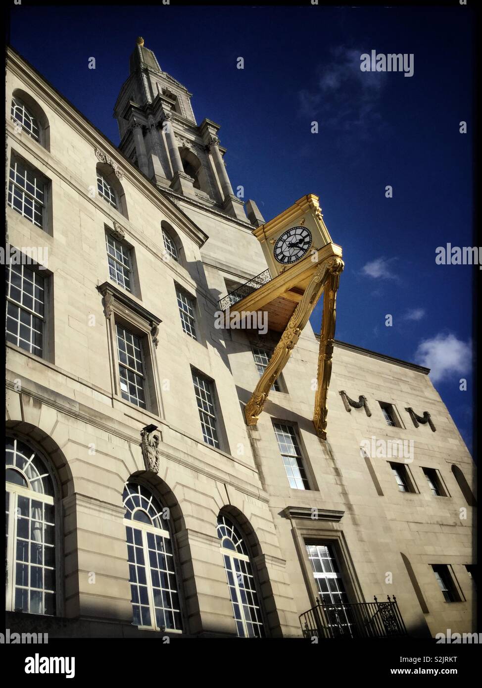 The Civic Hall, Leeds, UK. - Smartphone Captured Stock Image