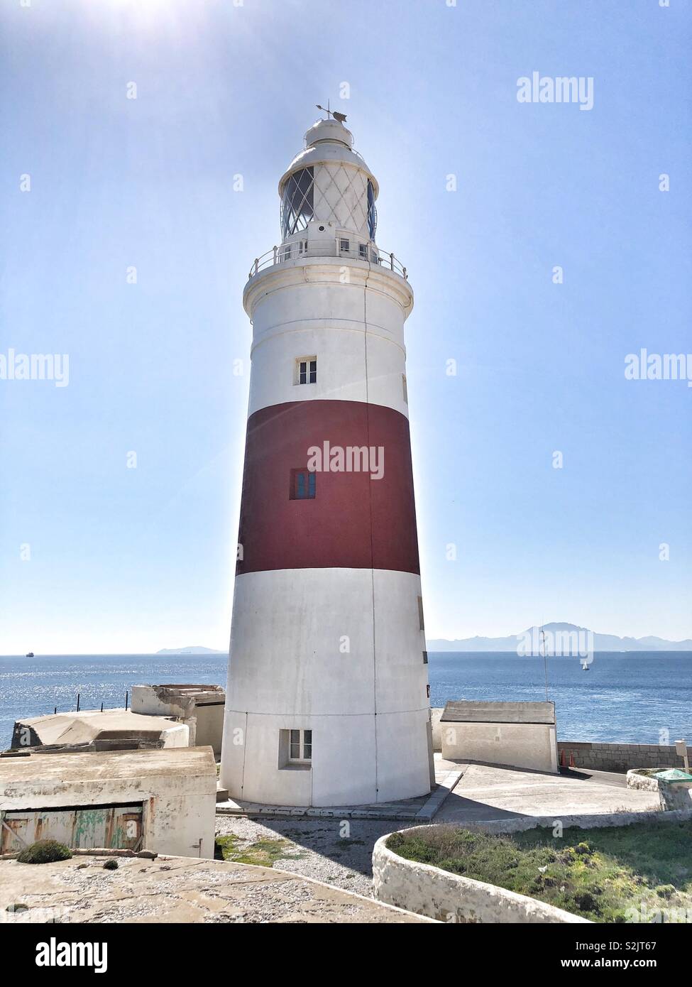 Europa point lighthouse in Gibraltar Stock Photo - Alamy