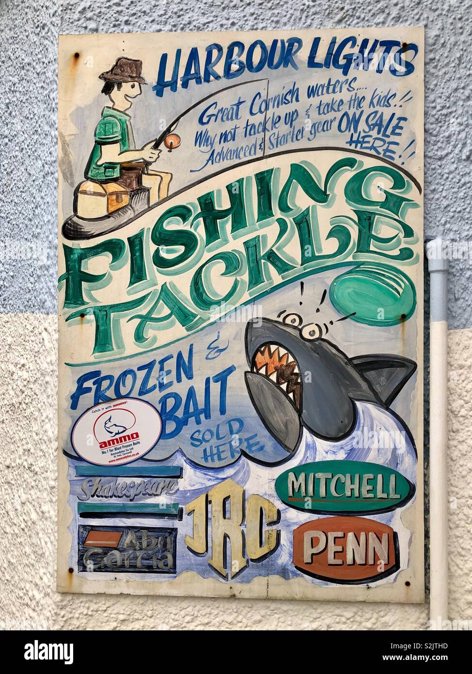 Fishing tackle sign hi-res stock photography and images - Alamy