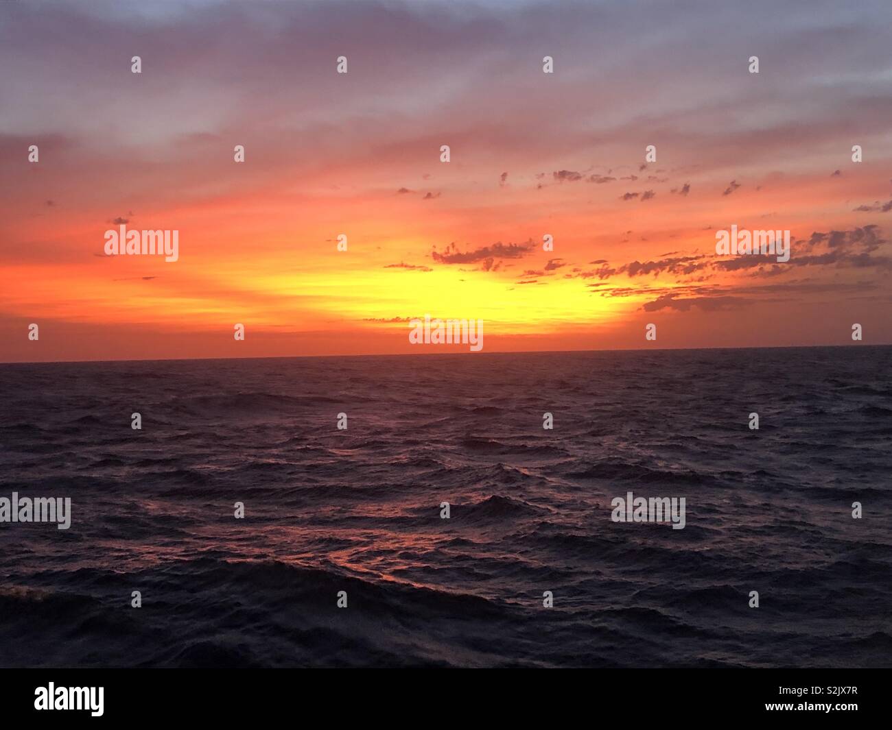 Indian Ocean dawn - Smartphone Captured Stock Image