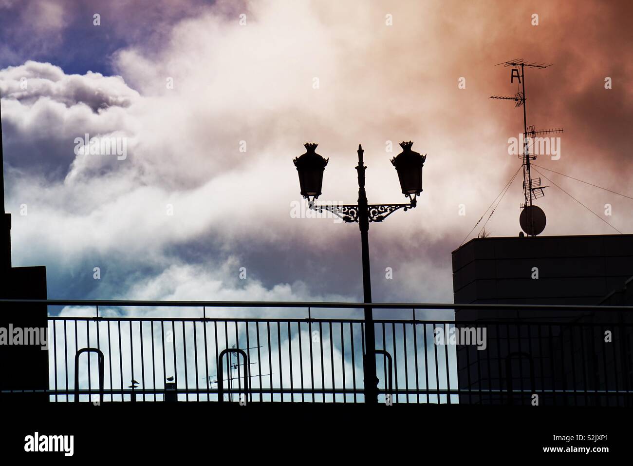 street light in the city Stock Photo Alamy