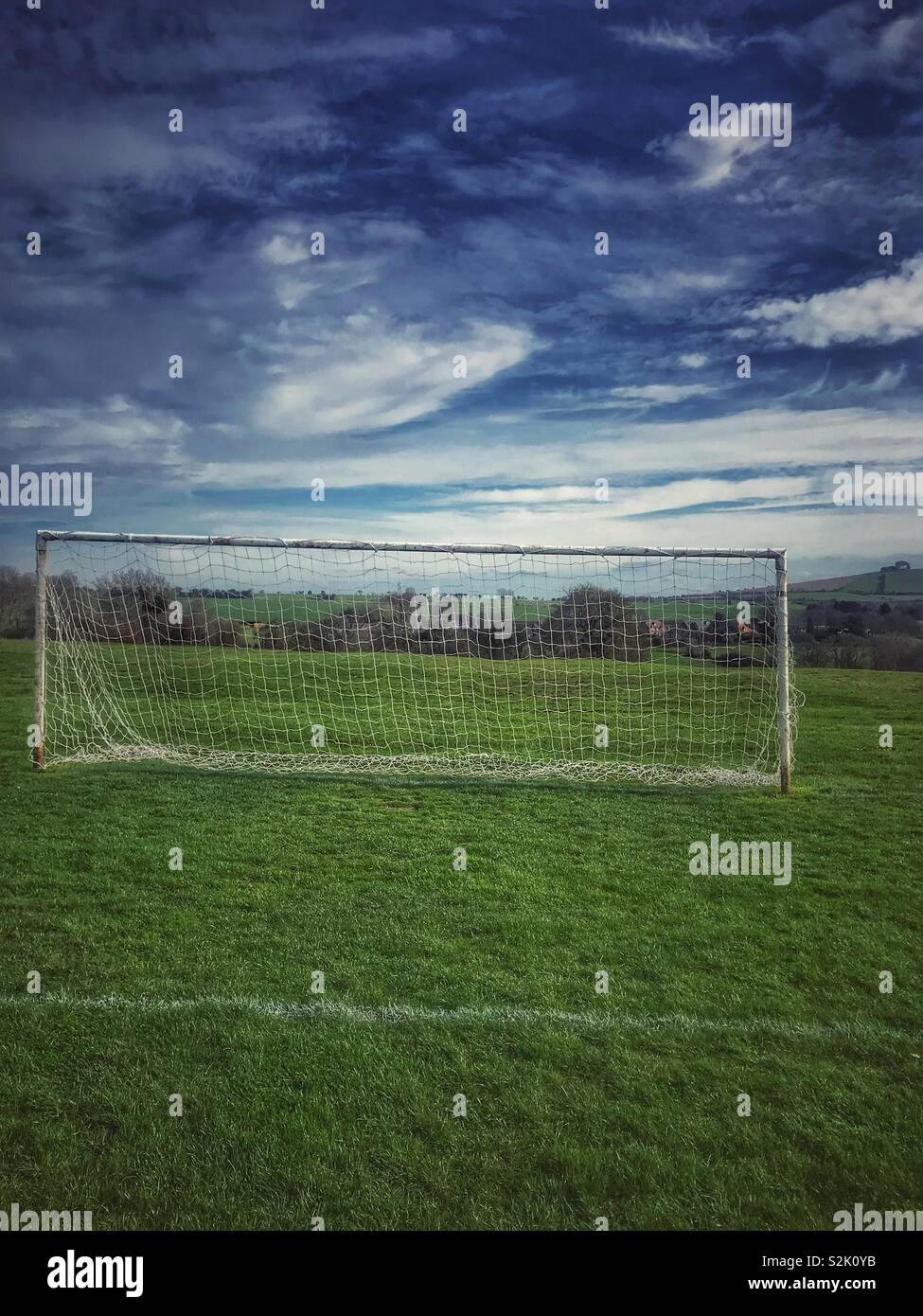 Football goal posts hires stock photography and images Alamy