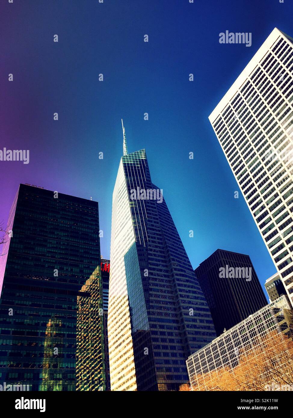 The Bank Of America Building At One Bryant Park Nyc Usa Stock