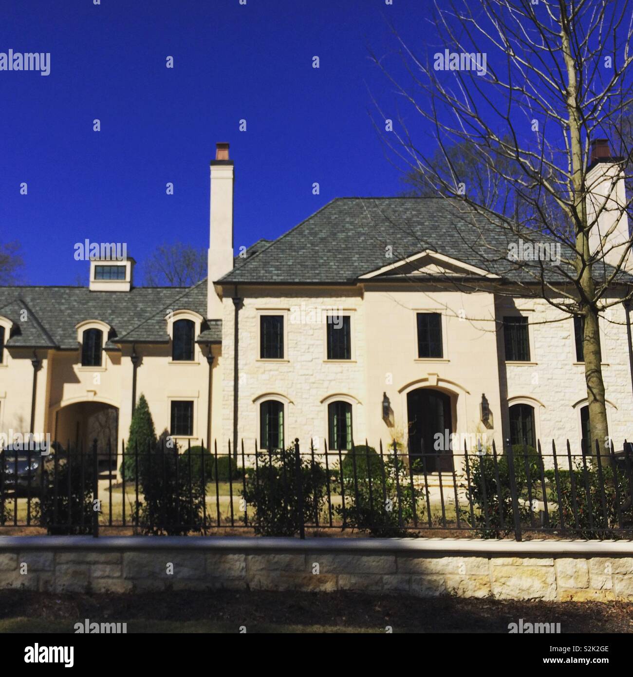 A large home in Atlanta, Georgia, United States - Smartphone Captured Stock Image