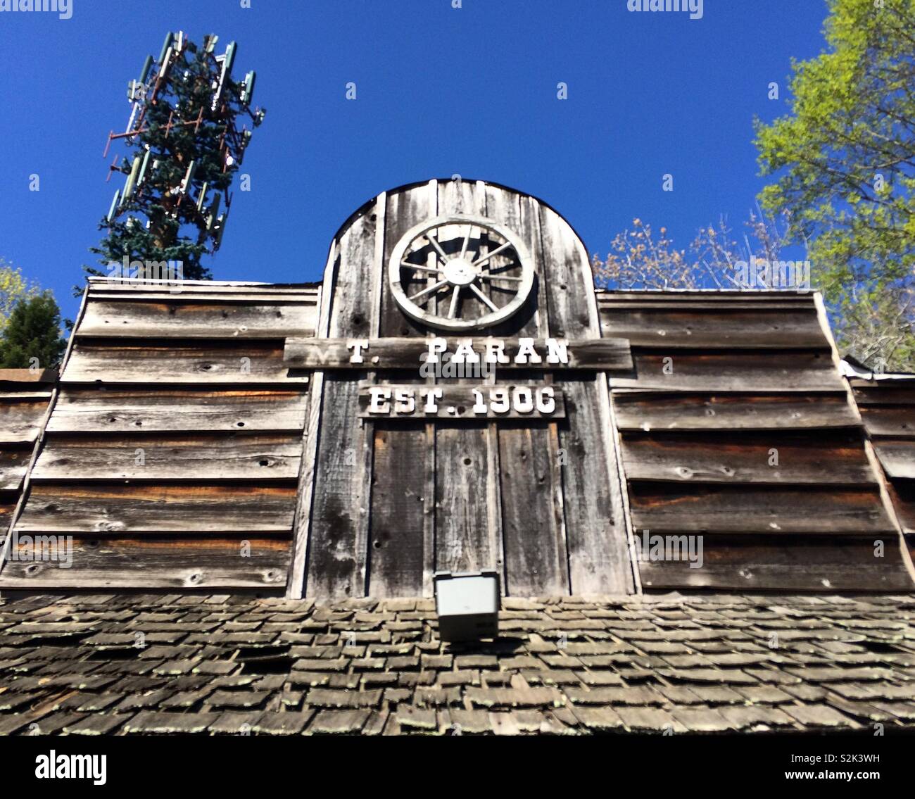 Mount Paran Country Store detail, Atlanta, Georgia, United States - Smartphone Captured Stock Image