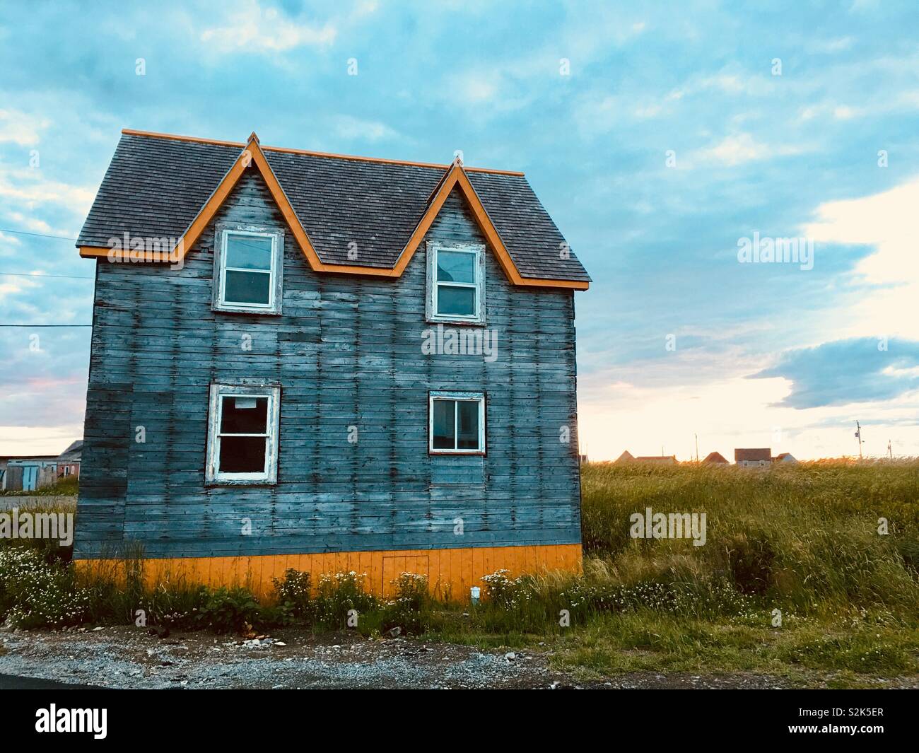 Abandoned wooden house, Bonavista, Newfoundland Stock Photo Alamy