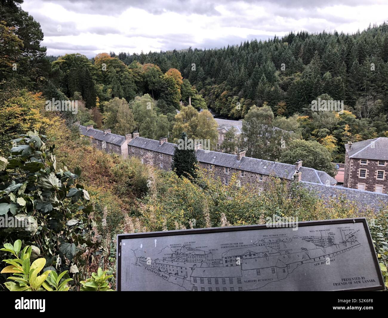 Lanark model village Stock Photo Alamy