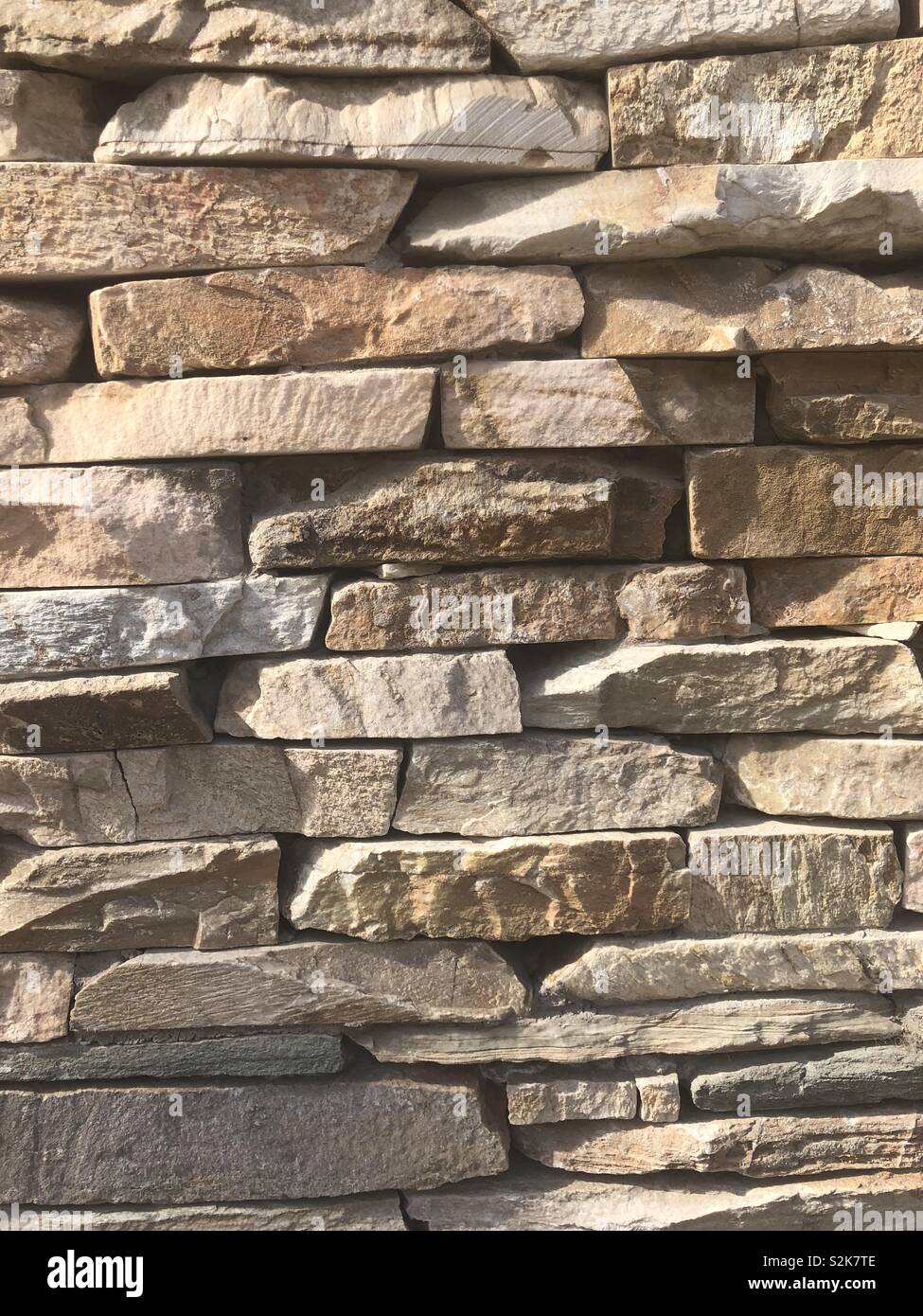 Dry stone walling Stock Photo