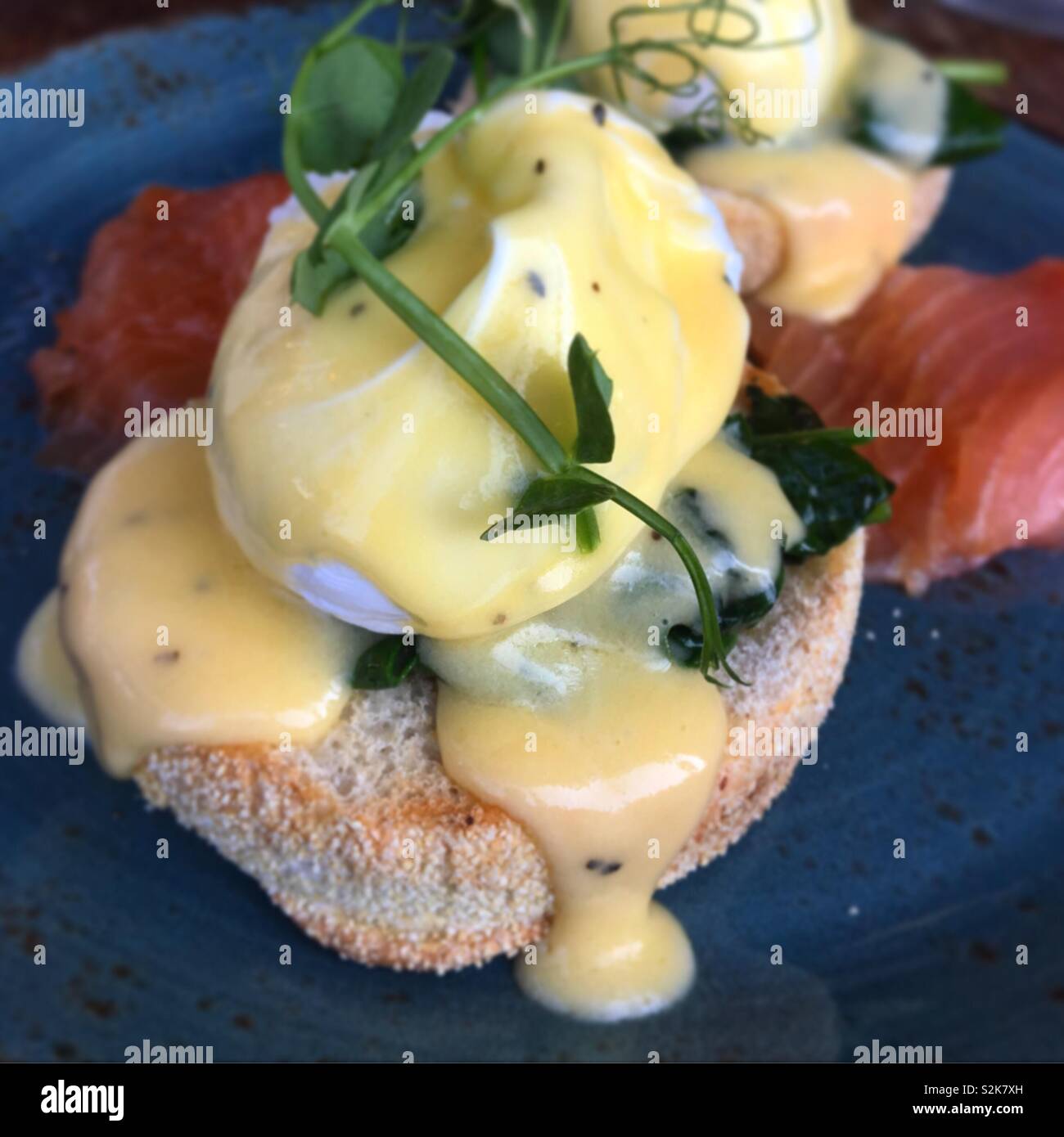 Smoked salmon eggs royale hires stock photography and images Alamy