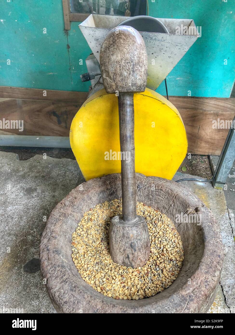 An old original coffee bean grinder Stock Photo Alamy