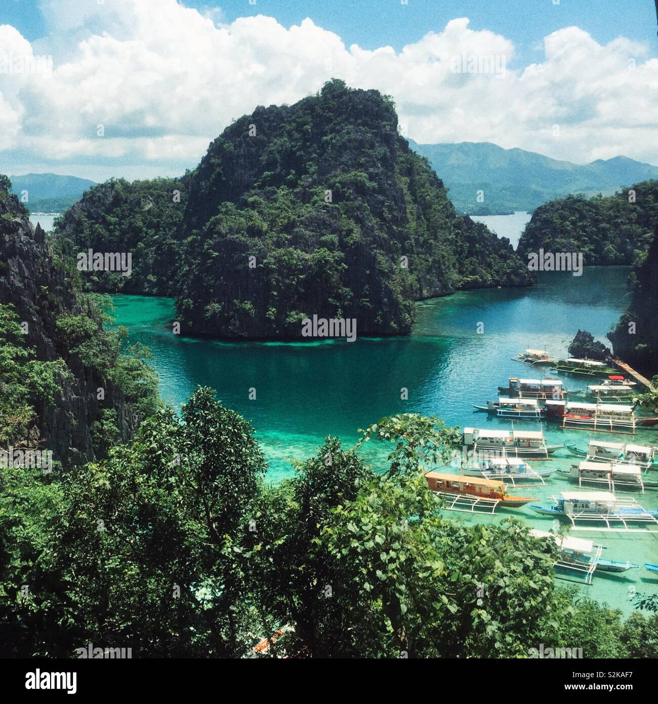 Coron Island, Philippines - Smartphone Captured Stock Image