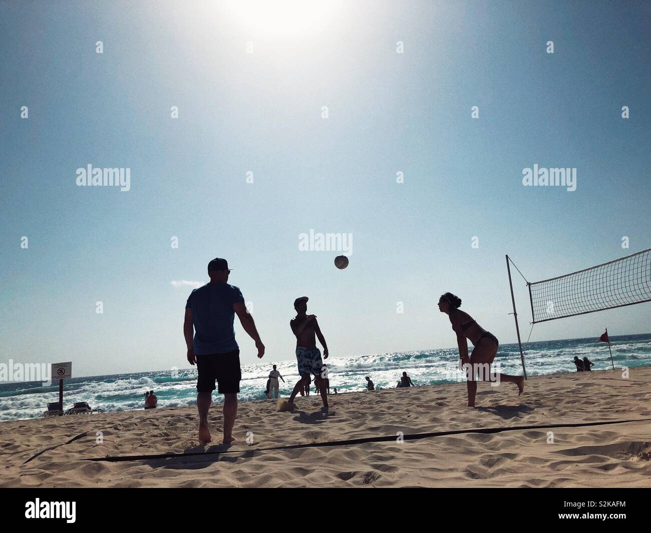 Fun in Cancun - Smartphone Captured Stock Image