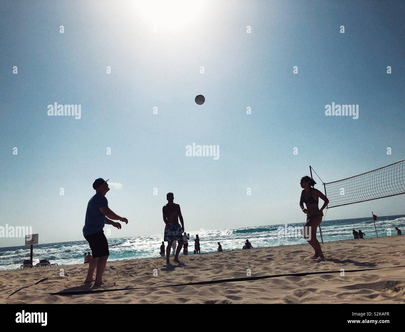 Ball in the air - Smartphone Captured Stock Image