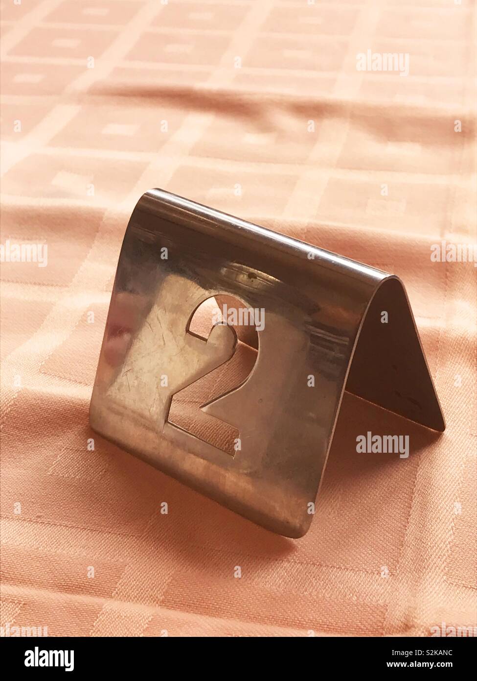 Table for two - Smartphone Captured Stock Image