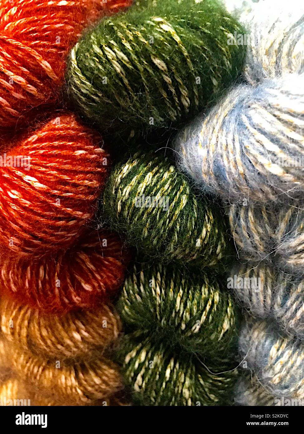 Colorful yarn - Smartphone Captured Stock Image