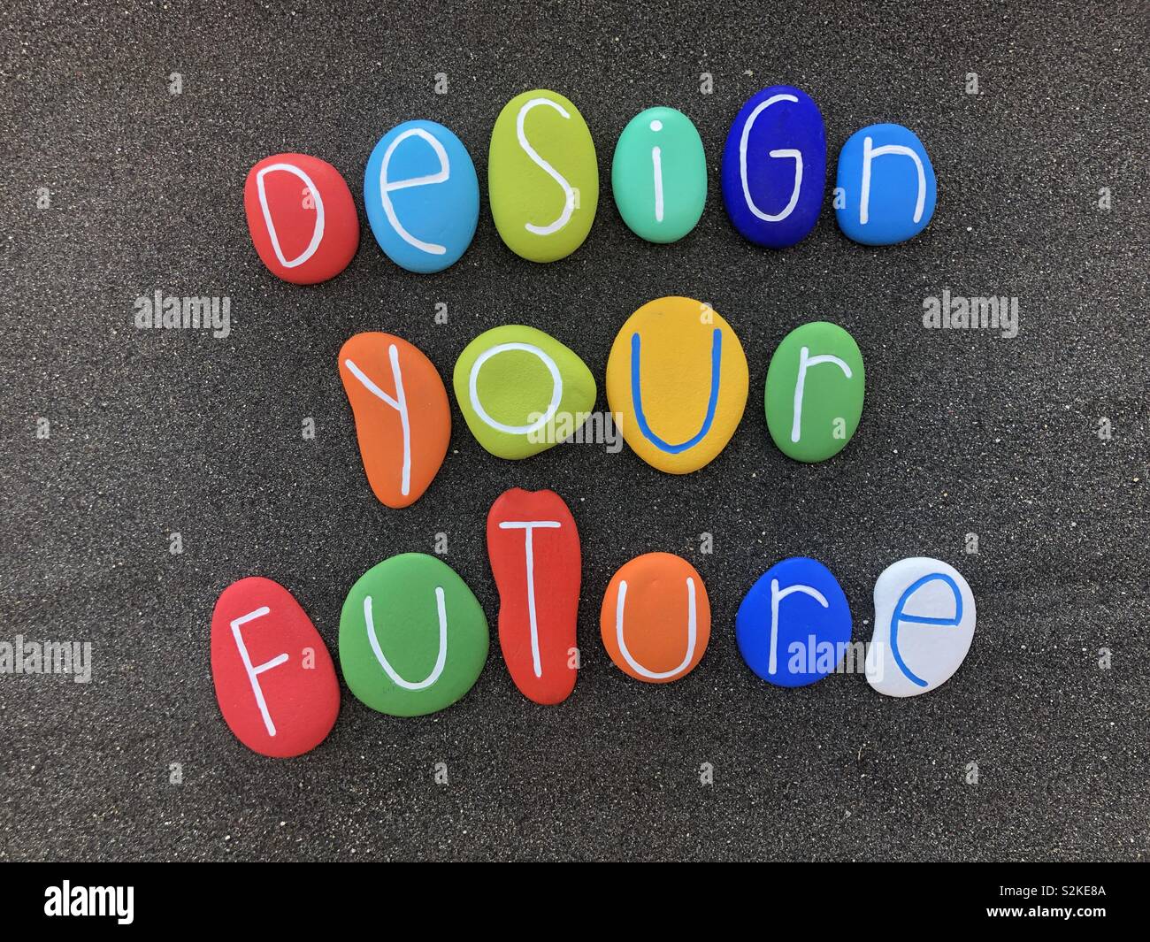 Design your future with creativity - Smartphone Captured Stock Image