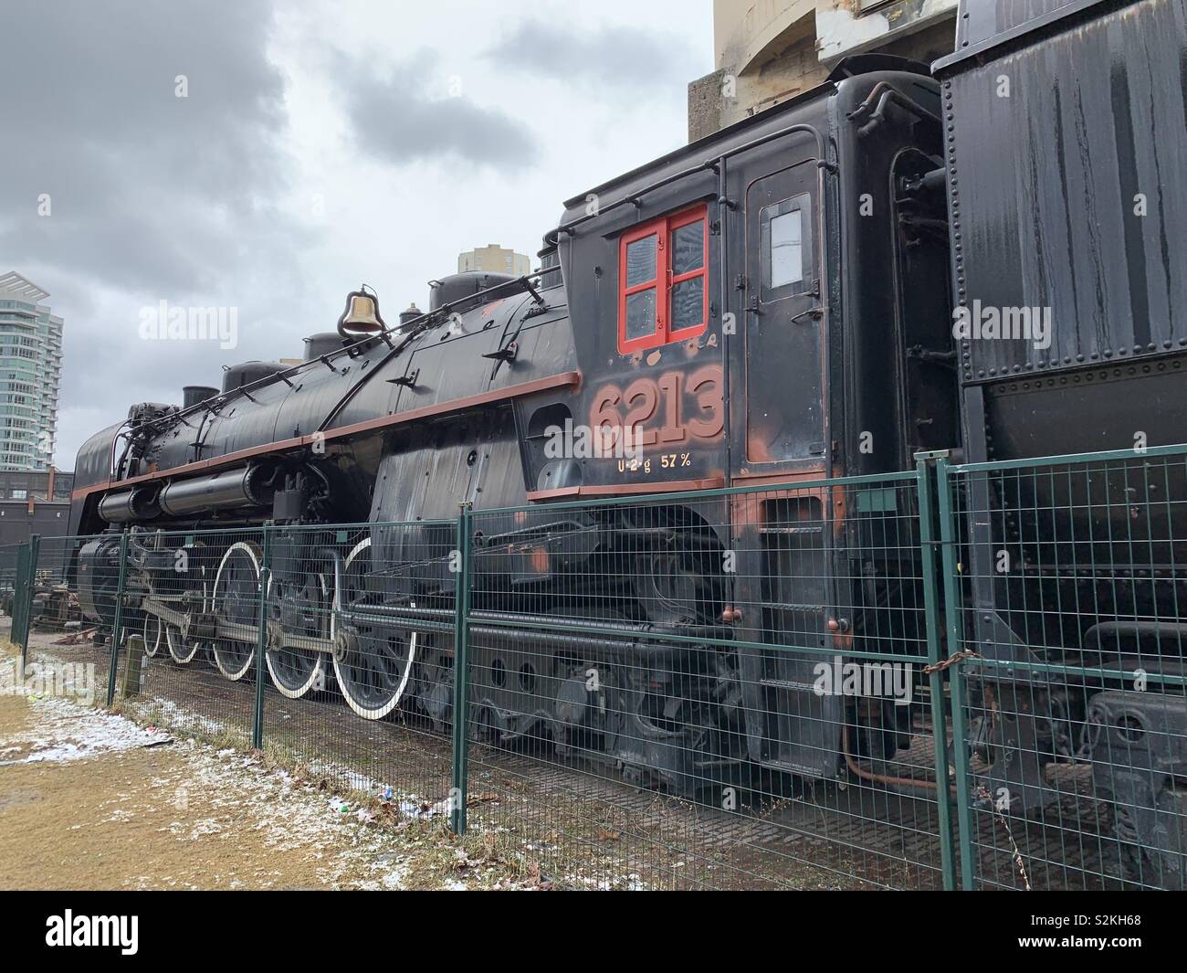 Old Canadian Train - Smartphone Captured Stock Image